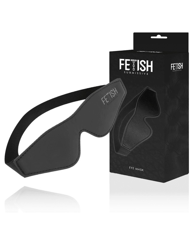 fetish submissive maschera vegana in pelle con fodera in noprene