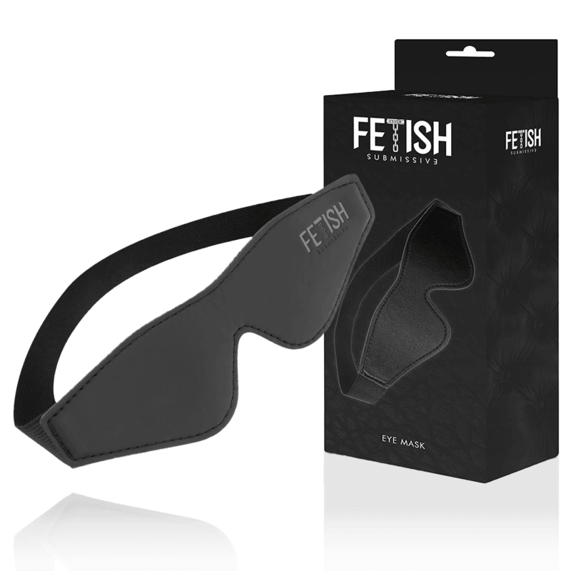 fetish submissive maschera vegana in pelle con fodera in noprene