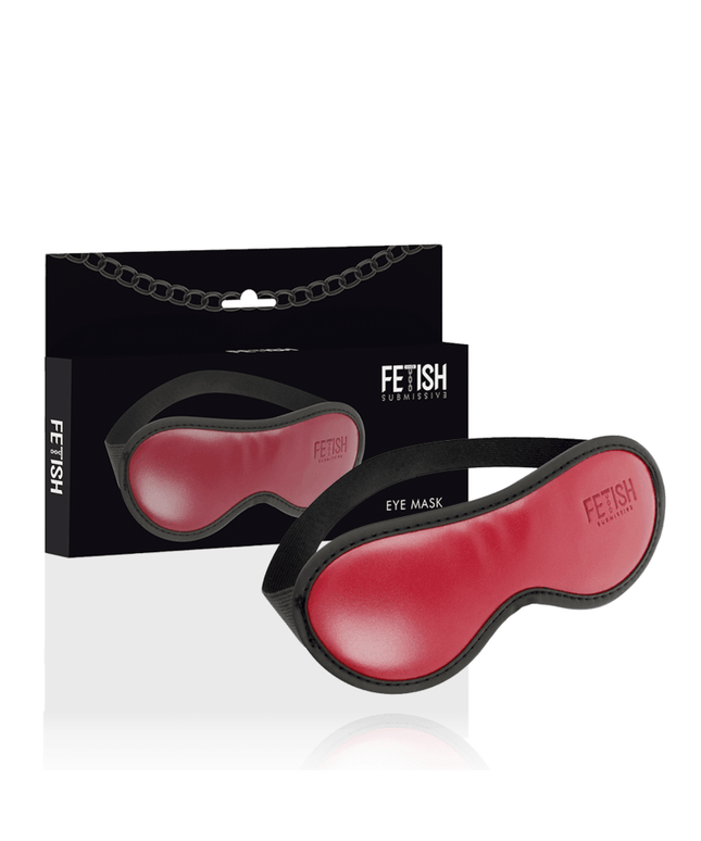 fetish submissive dark room maschera vegana in pelle con fodera in neoprene