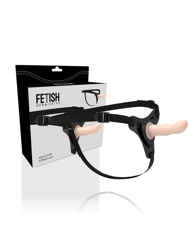 fetish submissive harness punto g in silicone flesh 12 5 cm