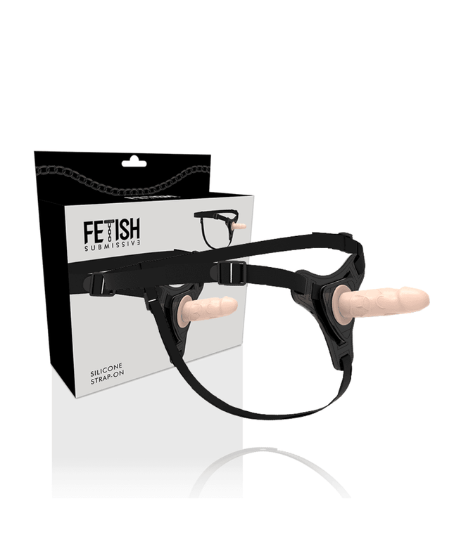 fetish submissive harness silicone realistico carne 12 5 cm