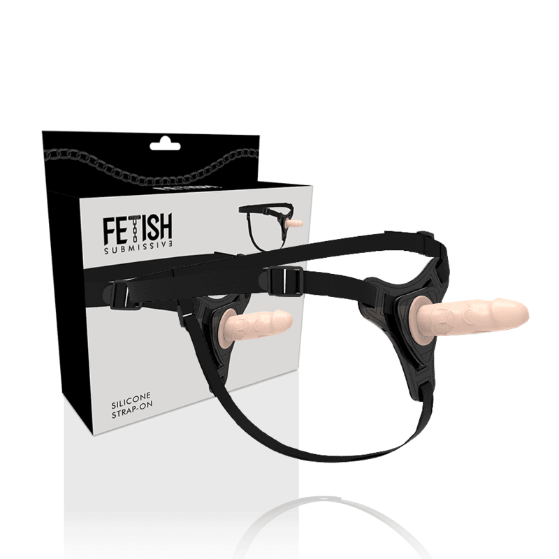 fetish submissive harness silicone realistico carne 12 5 cm