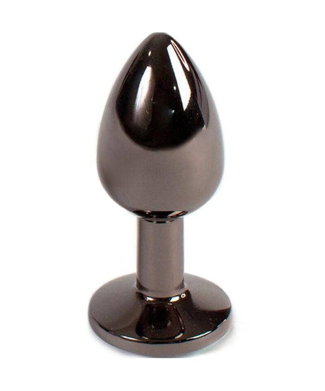 secretplay butt plug gunmetal taglia piccola 7 cm