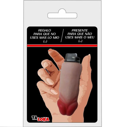 taloka fantastico accendino a forma di pene color carne