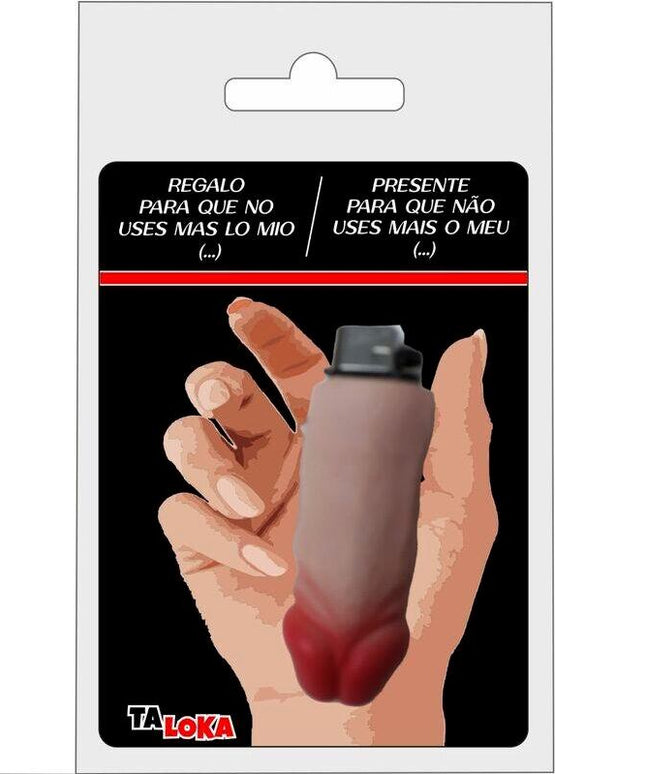 taloka fantastico accendino a forma di pene color carne