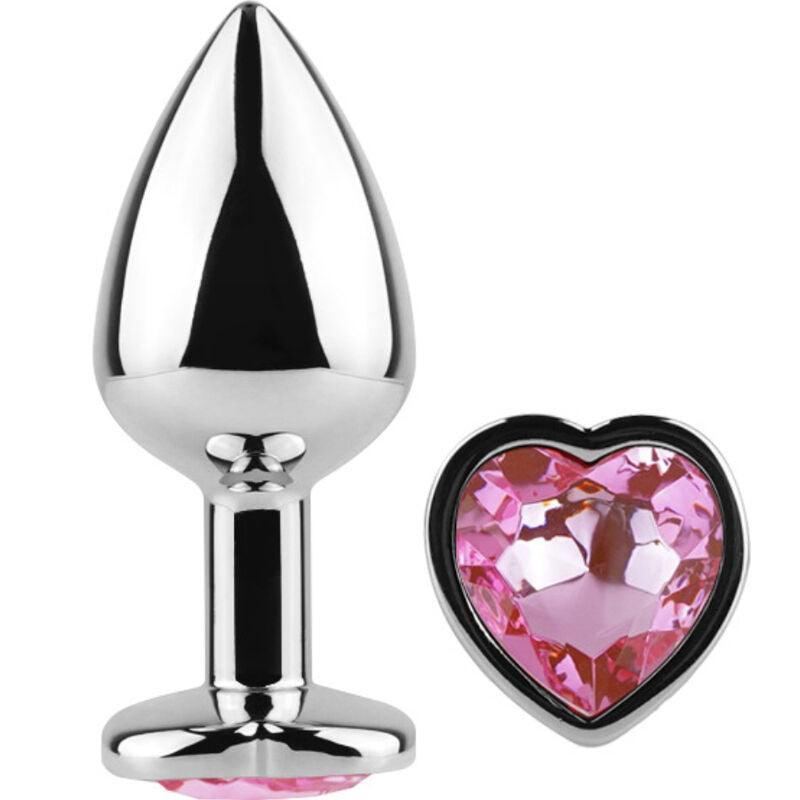 secretplay tappo in metallo fucsia cuore taglia piccola 7 cm