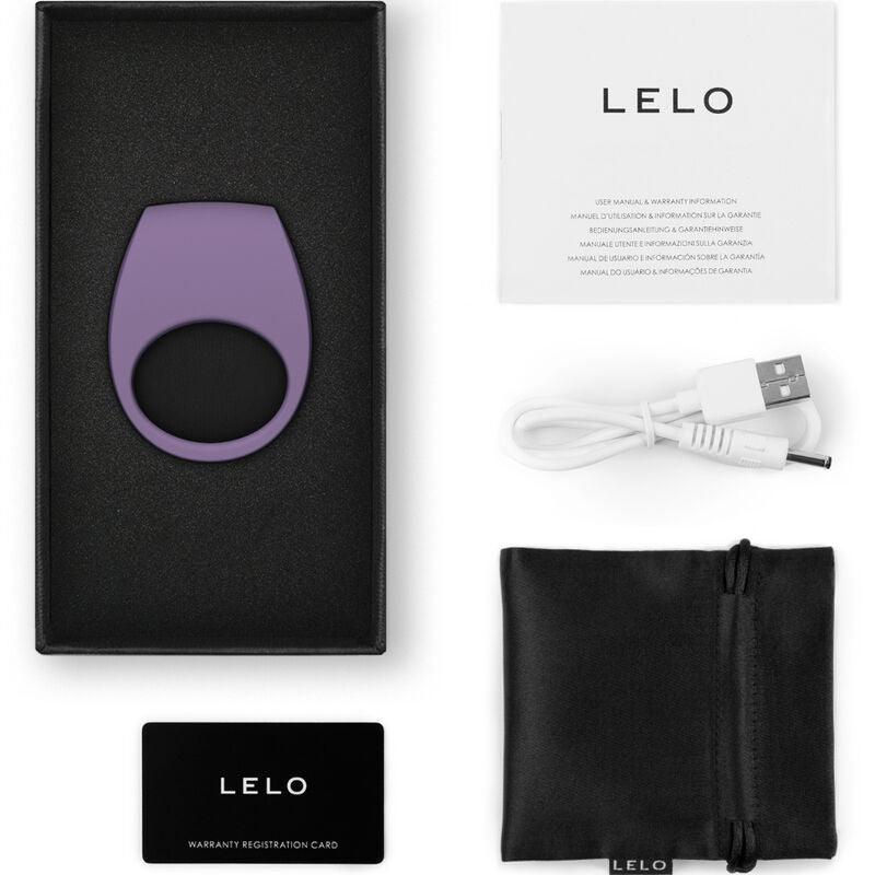 lelo tor 3 anello vibratore viola