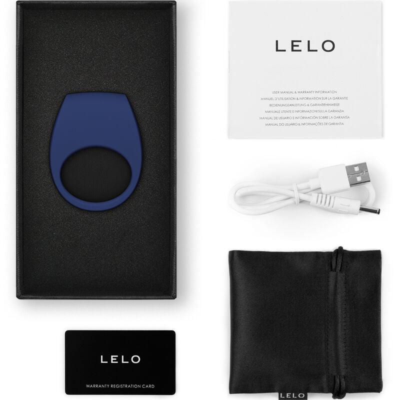 lelo tor 3 anello vibratore viola