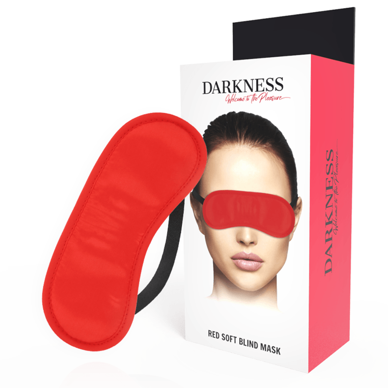 darkness maschera rossa liscia