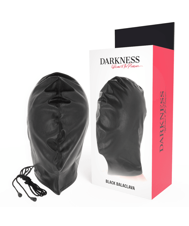 darkness maschera di sottomissione nera