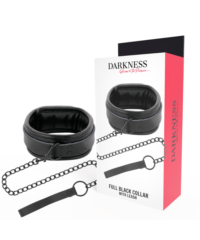darkness collana nera con catena