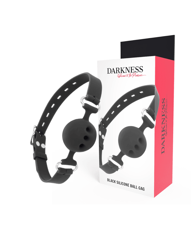 darkness bavaglino in silicone traspirante nero