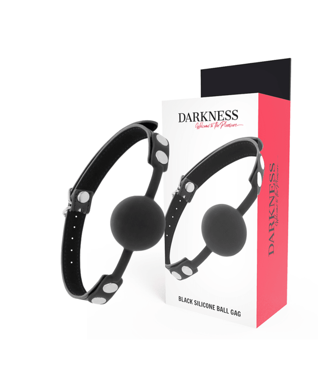 darkness bavaglino in silicone nero 1