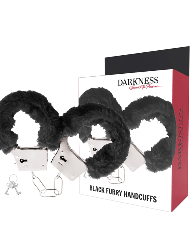 darkness manette in metallo rivestite nere
