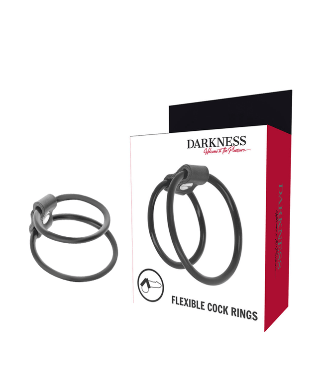 darkness anelli per pene duo potenziatori