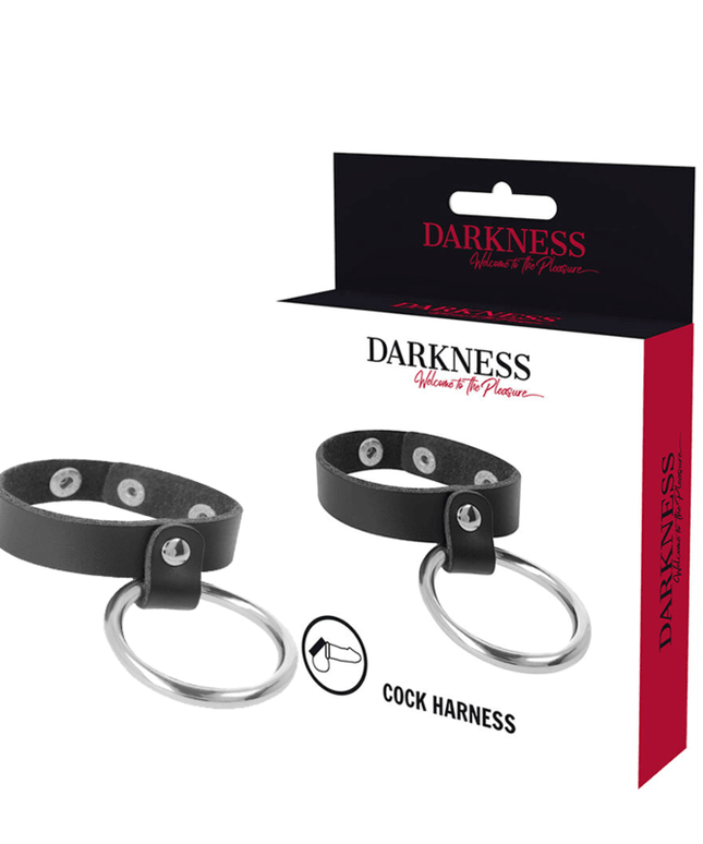 darkness anello in metallo per pene e testicoli