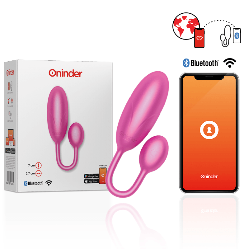 oninder uovo vibrante denver rosa 7 x 2 7 cm app gratuita