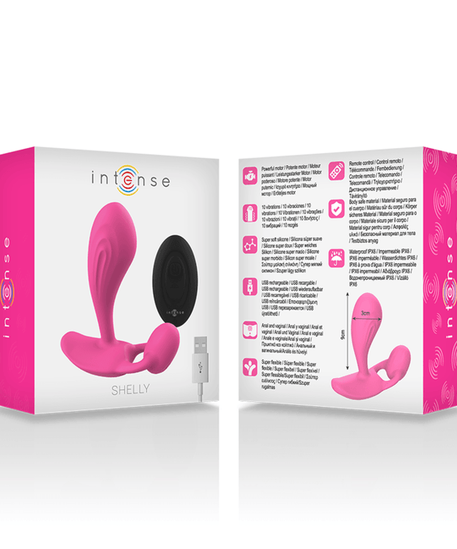 intense shelly plug telecomando anale rosa