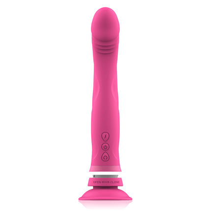intense dildo vibratore in silicone rosa michelangelo