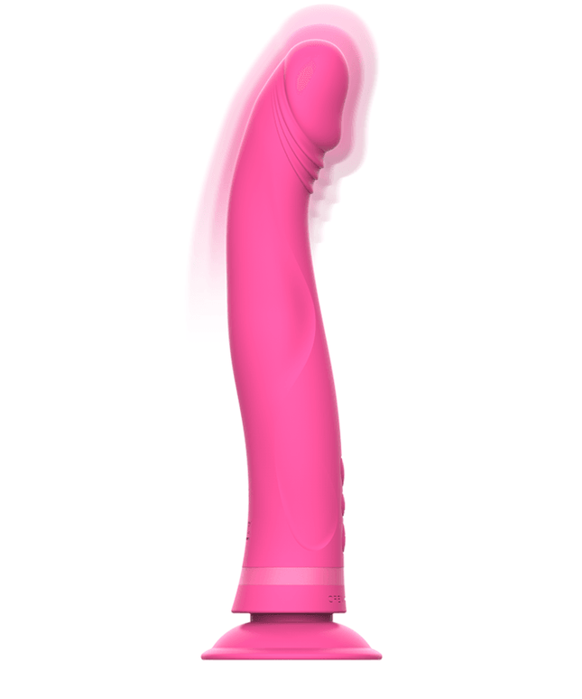 intense dildo vibratore in silicone rosa michelangelo