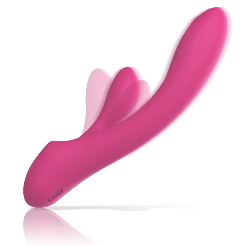 intense vibratore luigi rabbit silicone liquido rosa