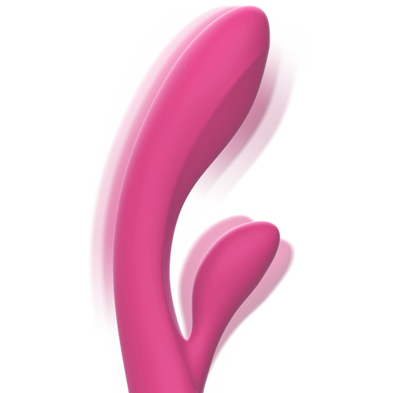 intense vibratore luigi rabbit silicone liquido rosa