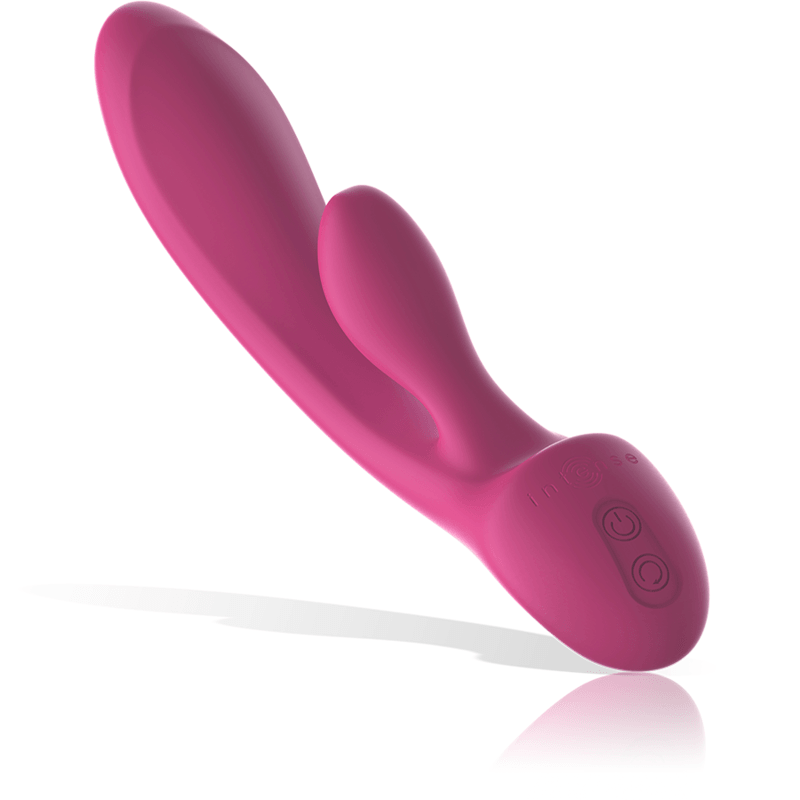 intense vibratore luigi rabbit silicone liquido rosa