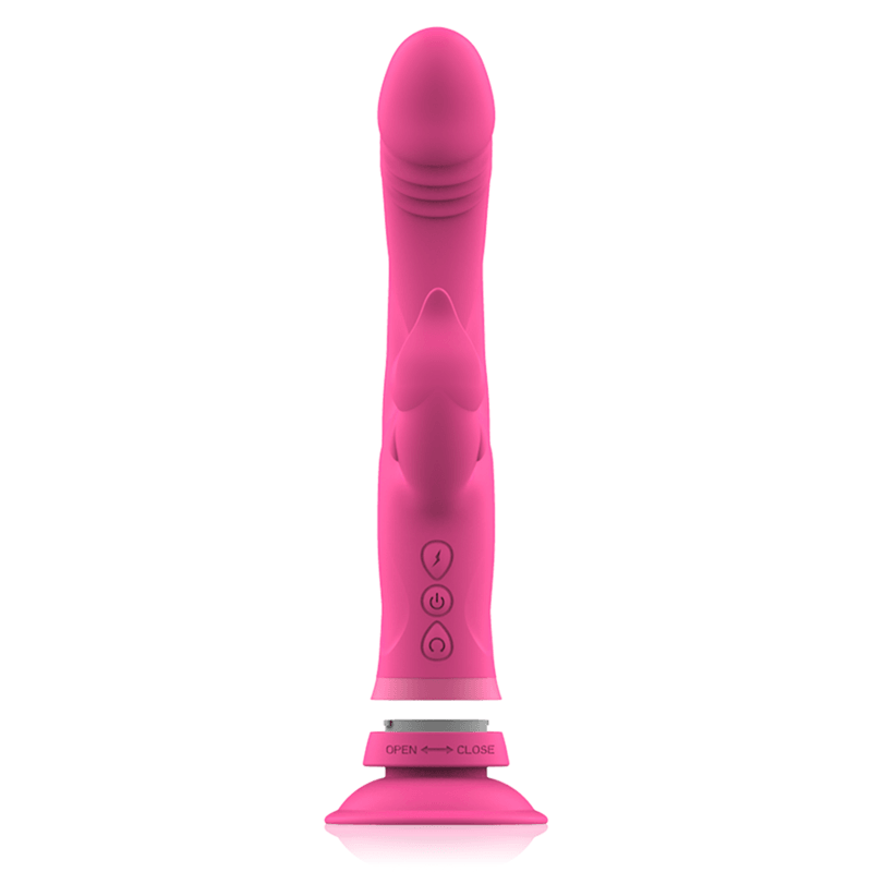 intense vibratore julio rabbit in silicone rosa