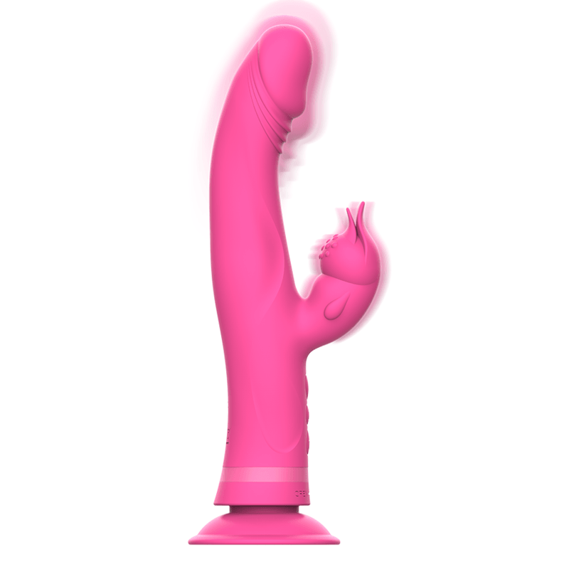 intense vibratore julio rabbit in silicone rosa