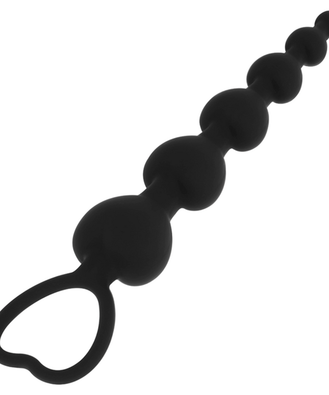 BLACK&SILVER - MILA ANALE CATENA DI CUORI 18 CM