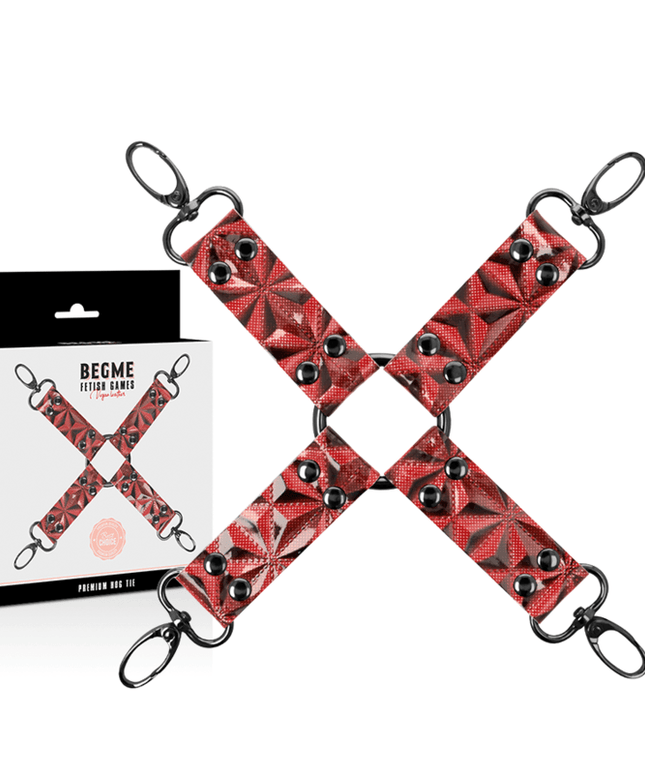 begme cravatta di maiale in pelle vegana premium edizione rossa
