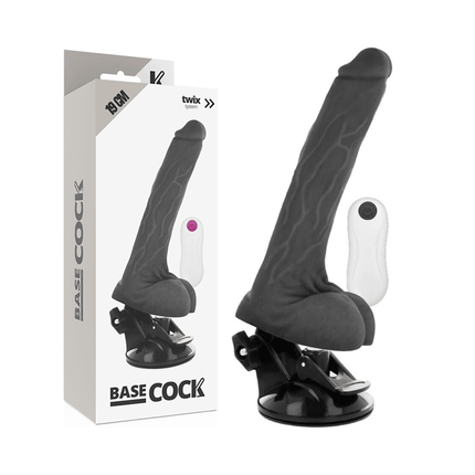 basecock vibratore telecomando realistico naturale 19 cm o 4 cm