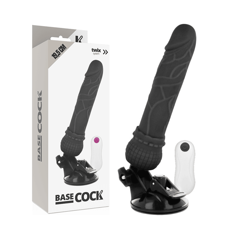 basecock vibratore telecomando naturale realistico 19 5 cm o 4 cm