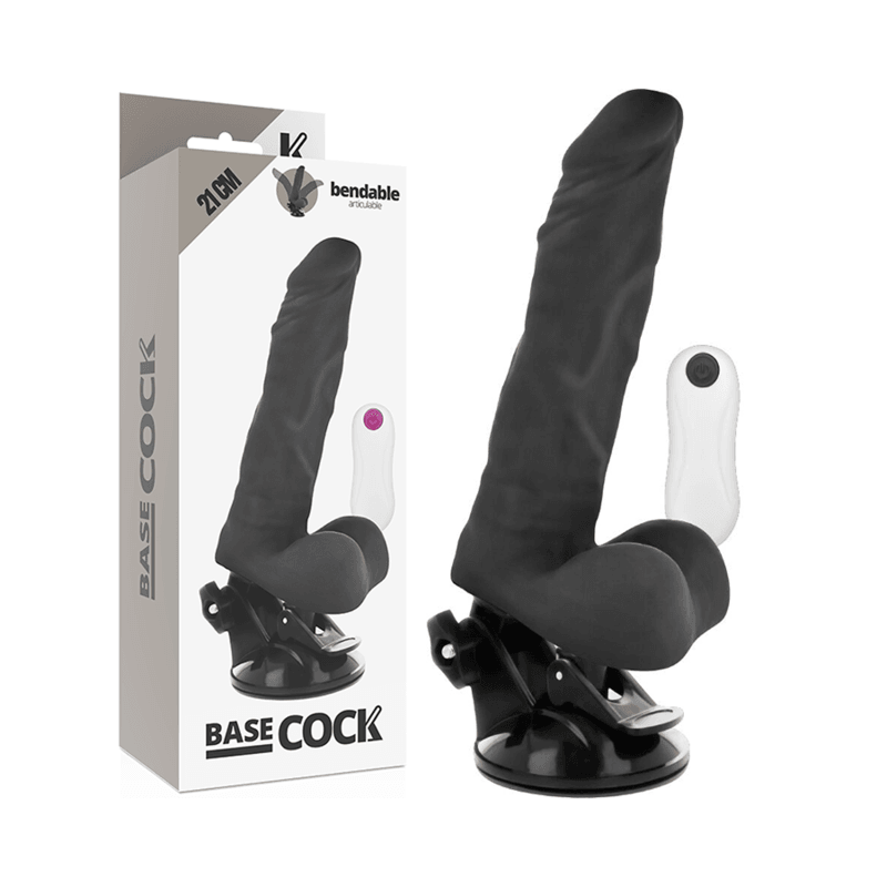 basecock vibratore articolabile telecomando naturale 21 cm o 5 cm