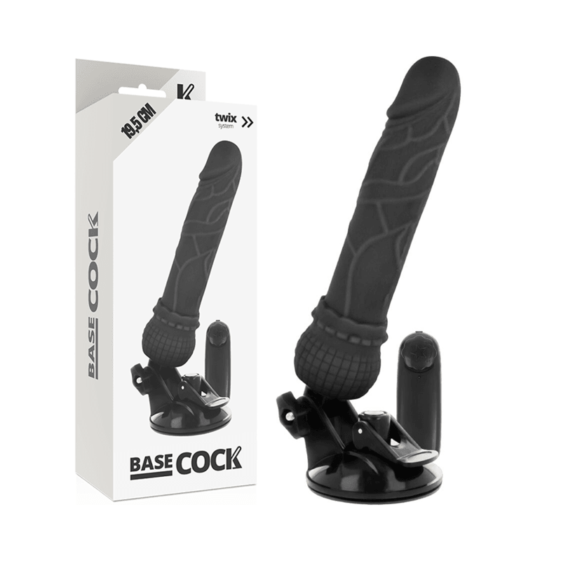 basecock vibratore telecomando naturale realistico 19 5 cm o 4 cm 1