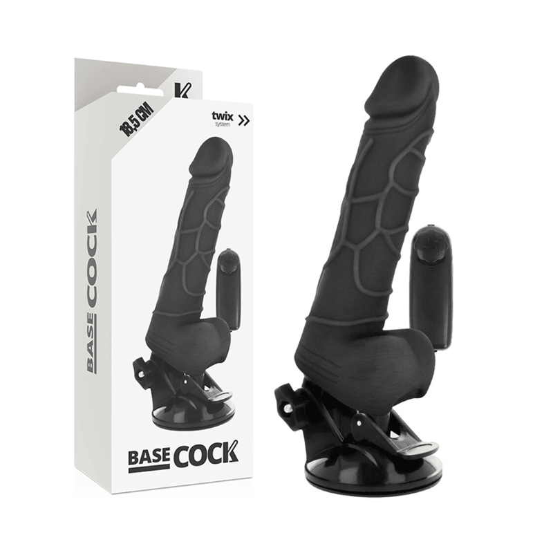 basecock vibratore telecomando naturale realistico 18 5 cm o 4cm