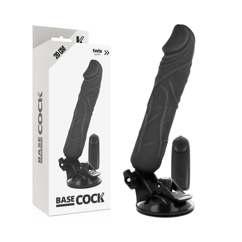 basecock vibratore telecomando naturale realistico 20 cm o 4 cm