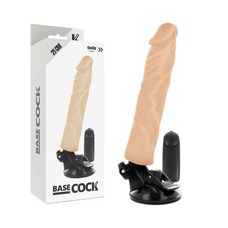 basecock vibratore realistico telecomando naturale 21 cm o 4 cm 1