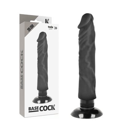 basecock vibratore realistico 2 1 naturale 20 cm o 4 cm