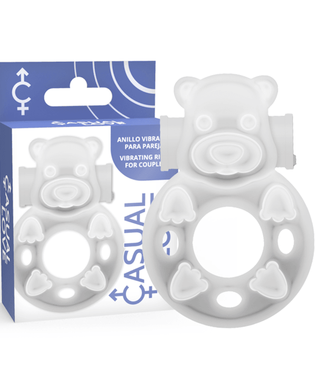CASUAL LOVE - 26 ANELLO VIBRATORE CONIGLIETTO TRASPARENTE - Only Vibes
