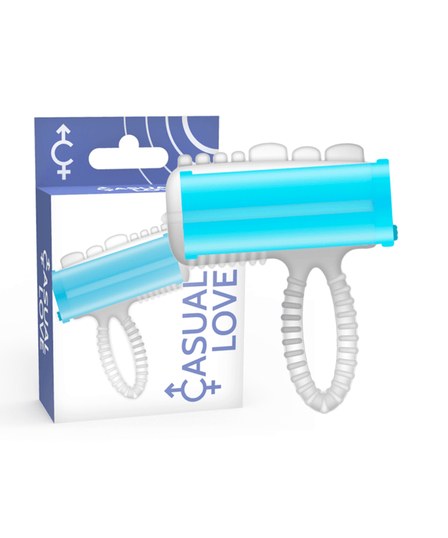 CASUAL LOVE - ANELLO LINGUA VIBRANTE BLU - Only Vibes