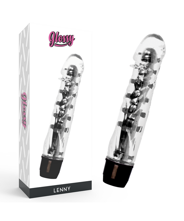 GLOSSY - LENNY VIBRATORE NERO