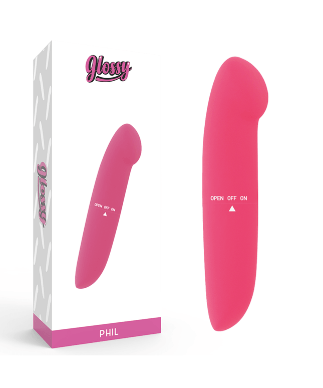 glossy phil vibratore rosa