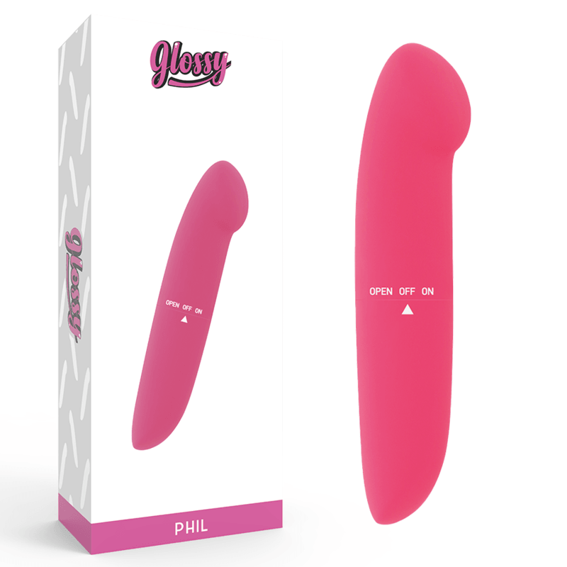 glossy phil vibratore rosa