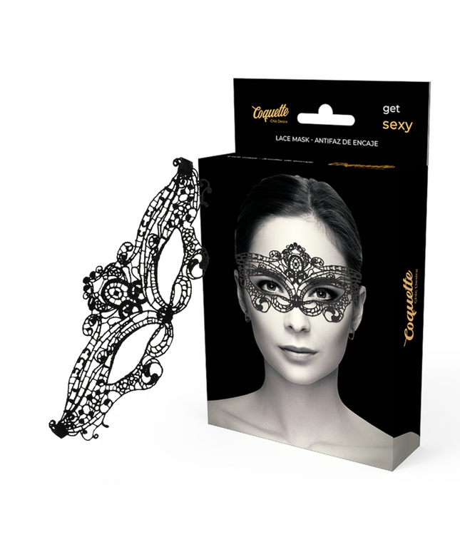COQUETTE CHIC DESIRE - MASCHERA IN FINE PIZZO NERO