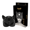 coquette chic desire maschera vegana in pelle con orecchie di gatto