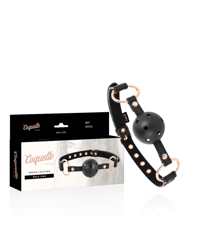 coquette chic desire bavaglino in pelle vegana traspirante fantasia