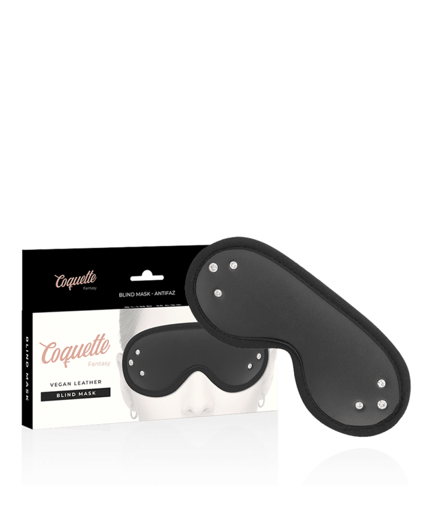 coquette chic desire maschera fantasia vegana in pelle con fodera in neoprene