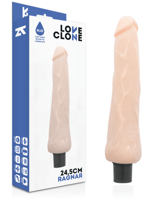 loveclone vibratore autolubrificante ragnar 24 5 cm o 3 5 cm