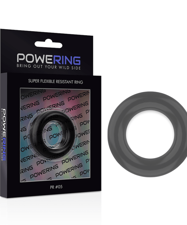 powering anello per pene super flessibile e resistente 4 8 cm pr05 nero